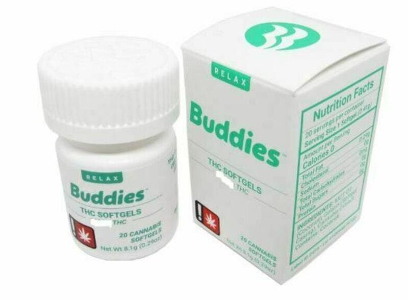 Buddies THC 5mg Capsules (Buy Fire & Ice Roll on & Get it for $1)