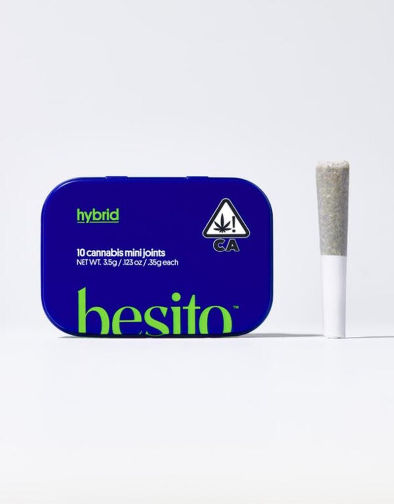 Besito 3.5g .35g 10pk Mini Joints (S) Sour Diesel