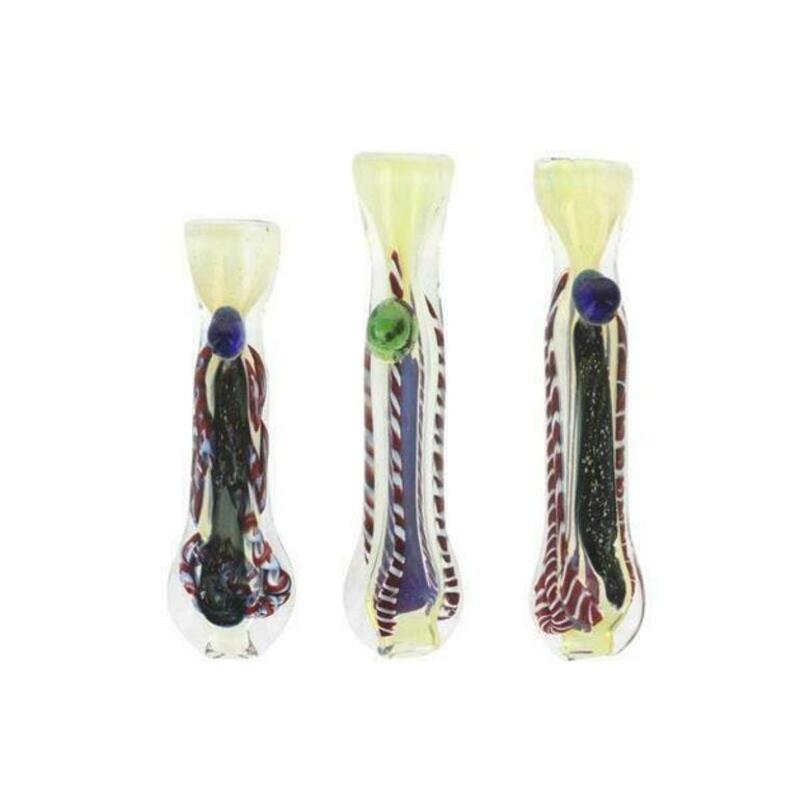 Assorted 3" Dichro Glass One Hitters