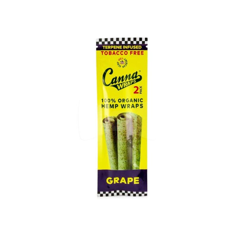 CannaWraps Hemp Wraps 2pk - Grape