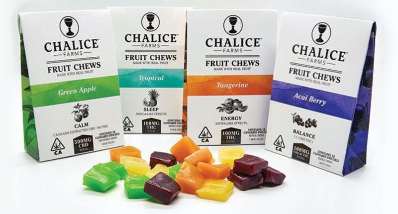 Chalice Fruit Chews 100mg 2CBD:1THC - Kiwi Strawberry