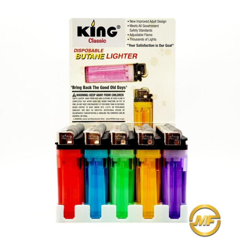 King Classic | Disposable Butane Lighter