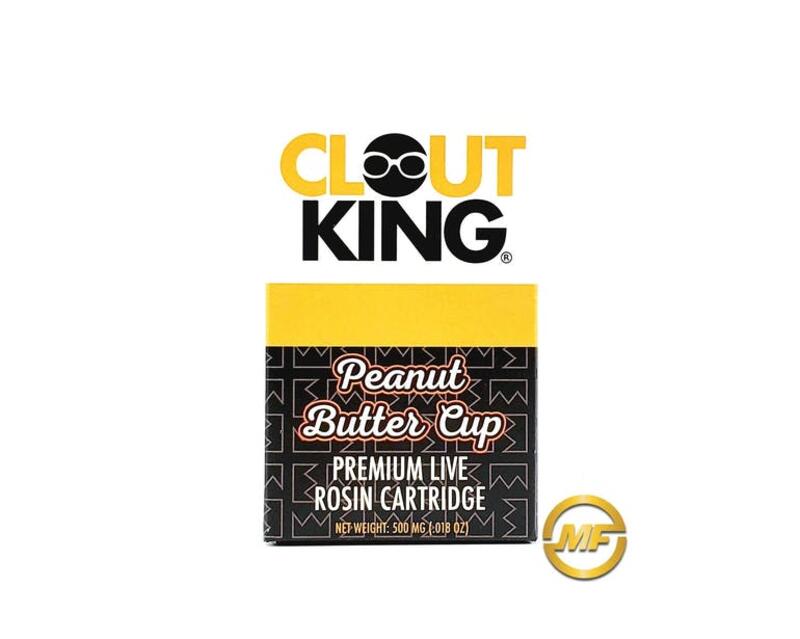 Clout King | Peanut Butter Cup | Premium Live Rosin Cartridge