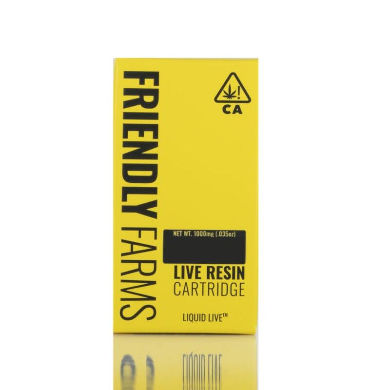 Friendly Farms - Blueberry Cookies Mints - Live Resin Cartridge 1g