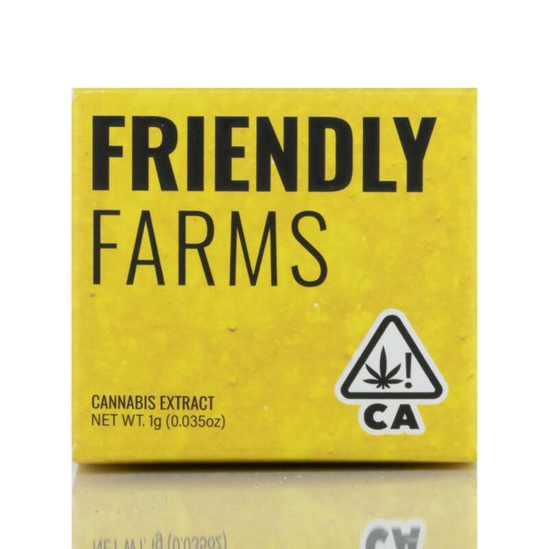 Friendly Farms - Ice Cream Banana - Live Resin Sauce 1g