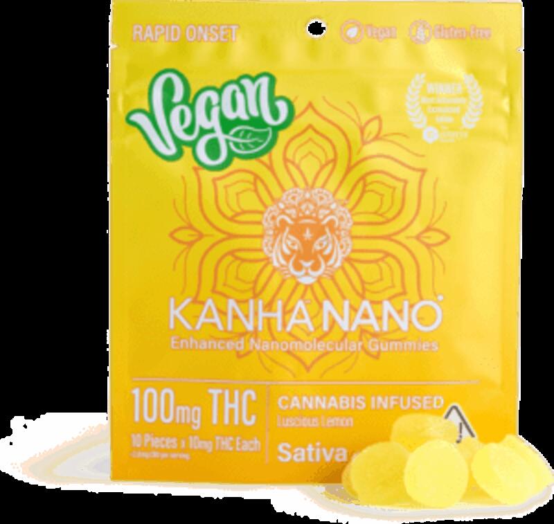 Kanha - NANO Vegan Luscious Lemon - 100mg