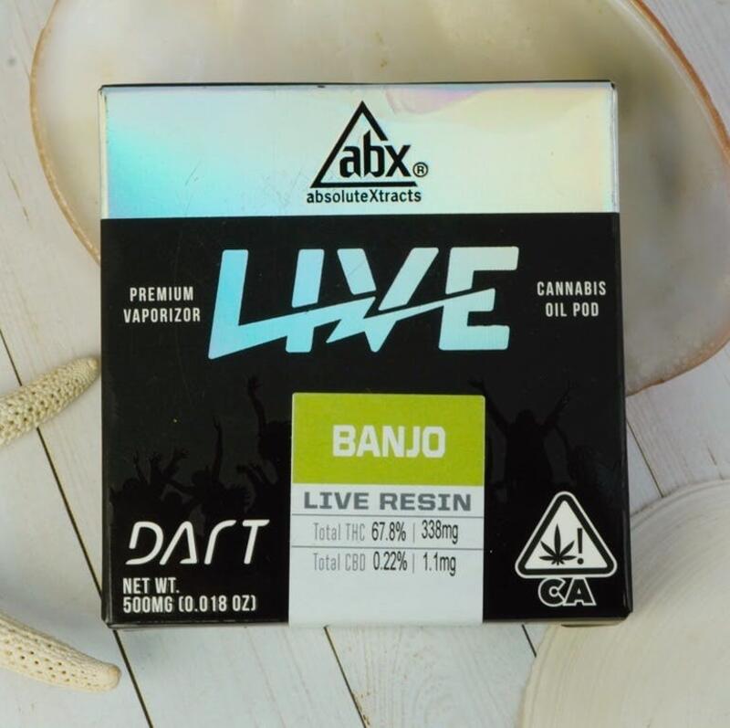 Absolute Extracts - Banjo (S) - Live Dart 0.5g Vape Cartridge
