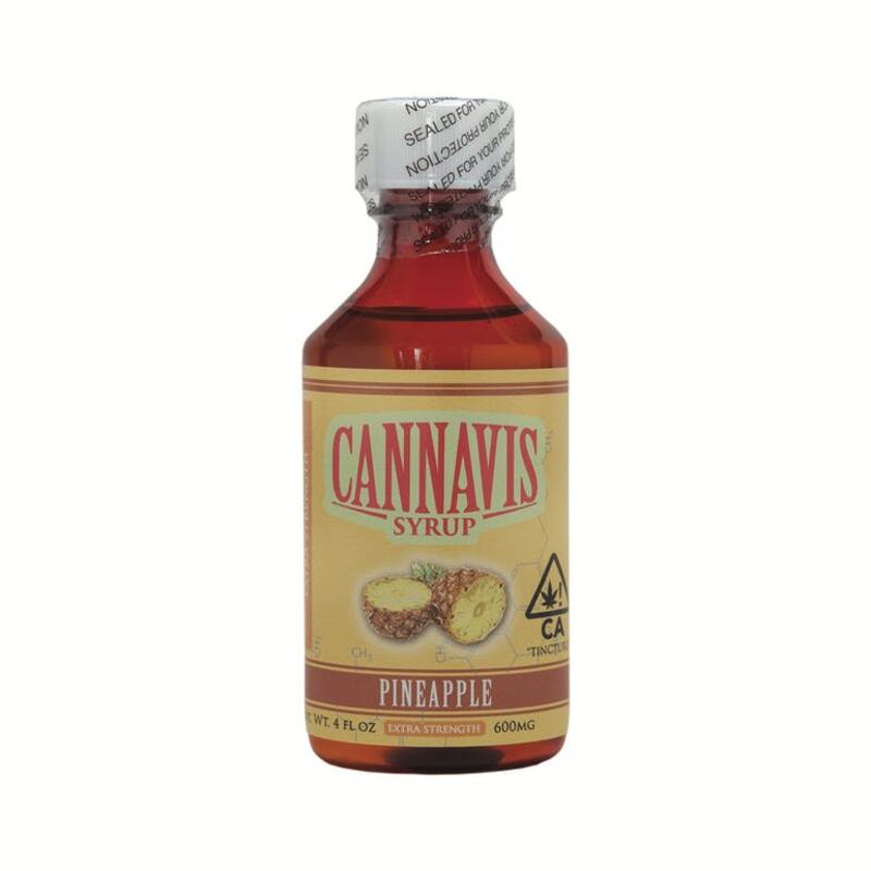 600mg Pineapple THC Syrup - Extra Strength