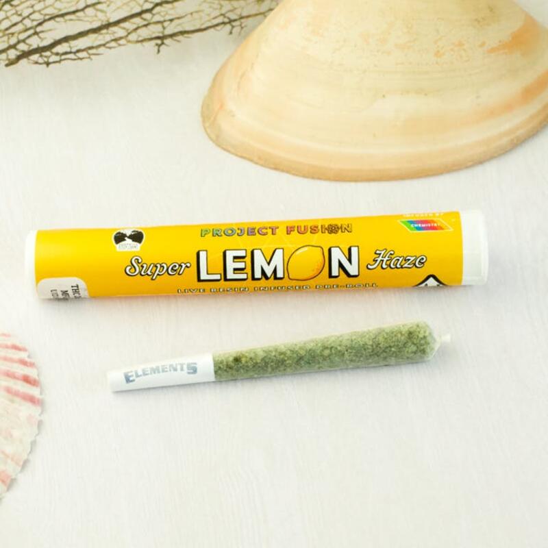 Chemistry - Super Lemon Haze (S) - 1 gram live resin infused pre-roll
