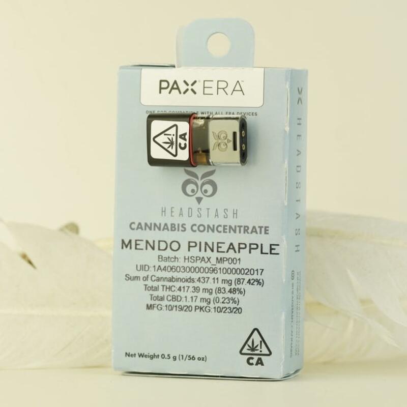 HEADSTASH - Mendo Pineapple (S) - 0.5g PAX Pod