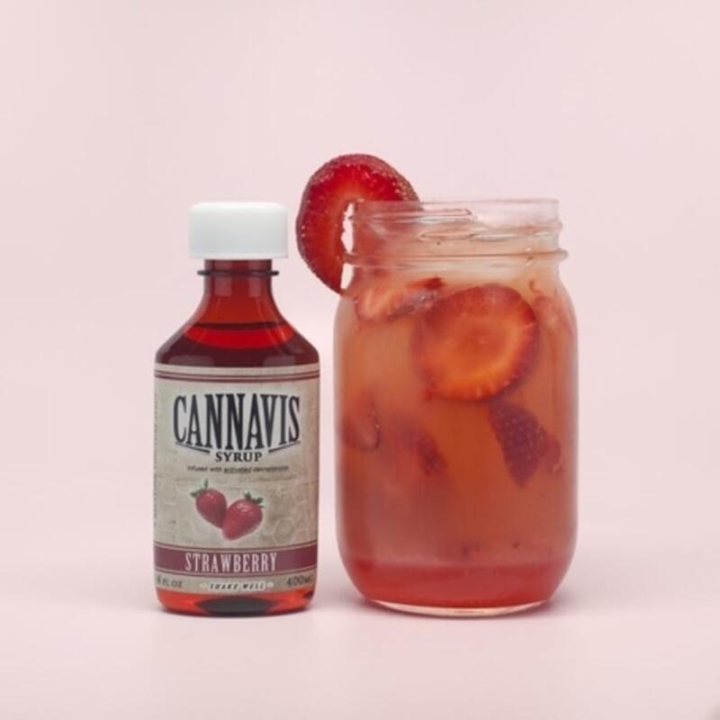Cannavis | 1,000mg Strawberry THC Syrup - Extra Strength