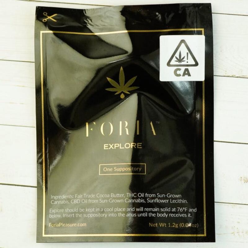 Foria - Explore - Suppository - Single Serving