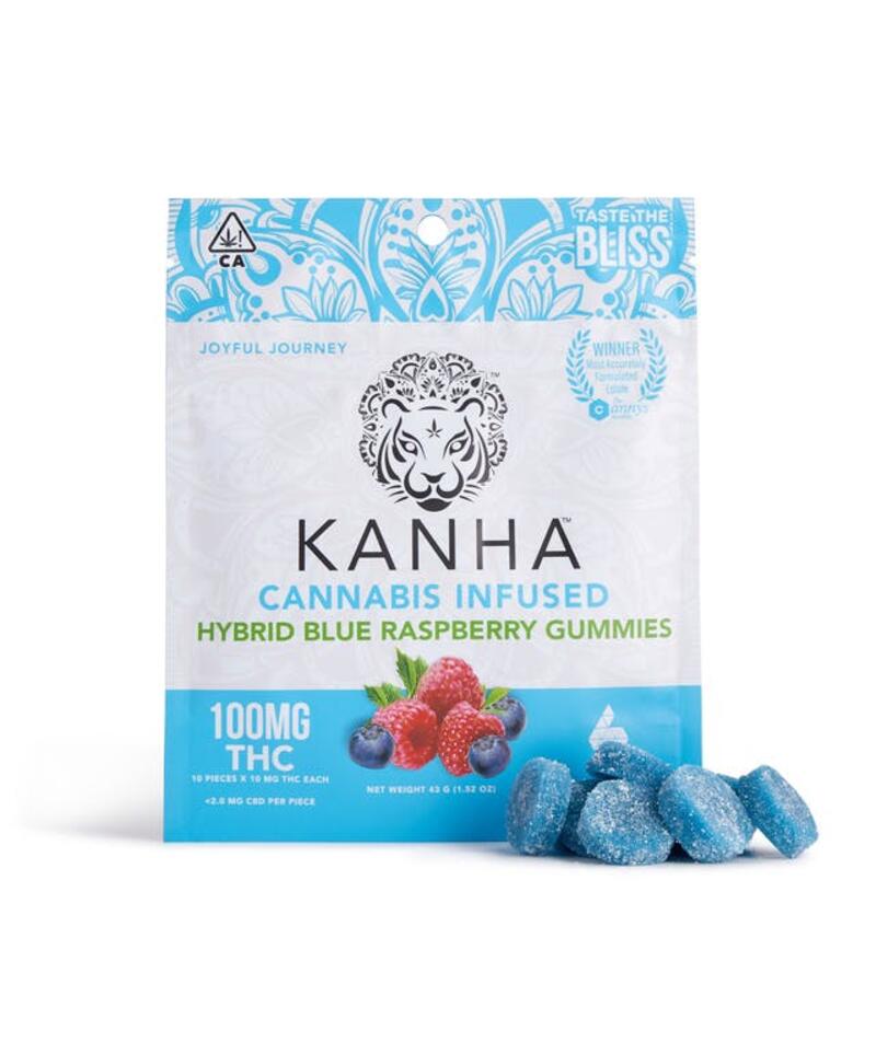 Kanha Blue Raspberry Edible