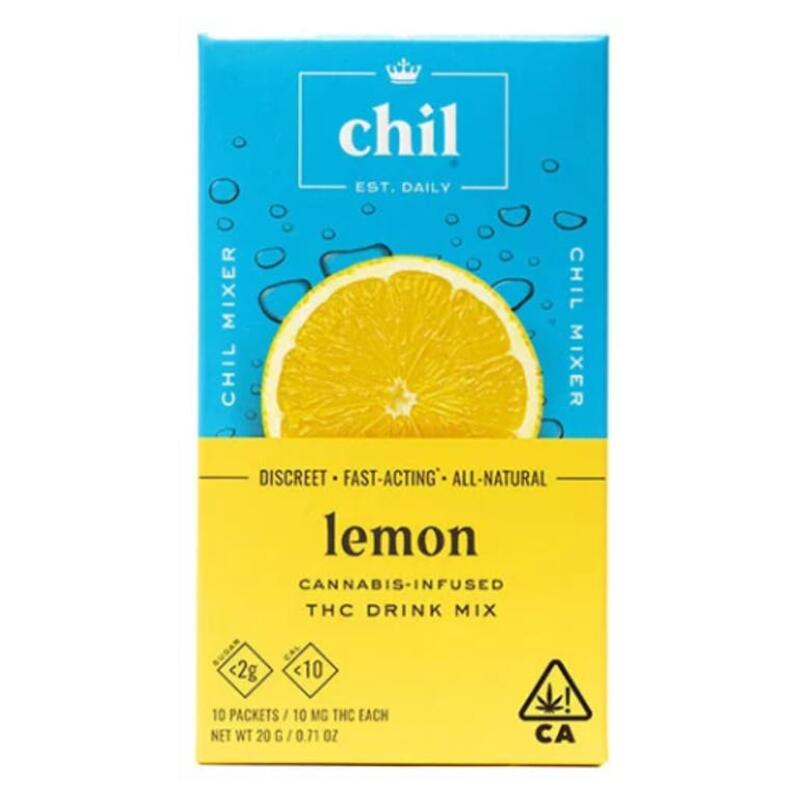 Chil - Lemon Powder Drink Mixer (10 Pack) *Sacramento Only