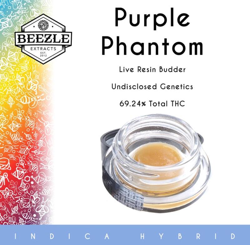 Beezle Live Resin Budder - Purple Phantom