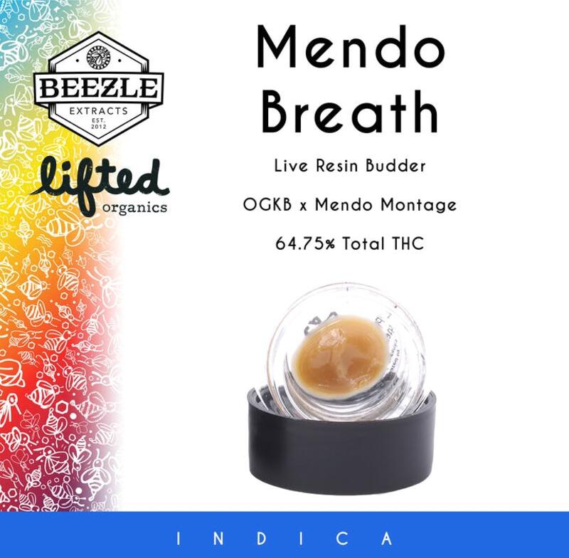 Beezle Live Resin Budder - Mendo Breath
