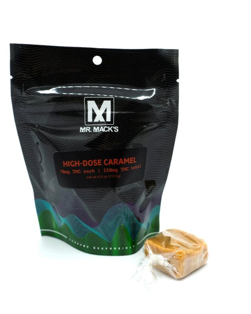 Mr. Mack's | High Dose Caramels 350mg THC (5pk)