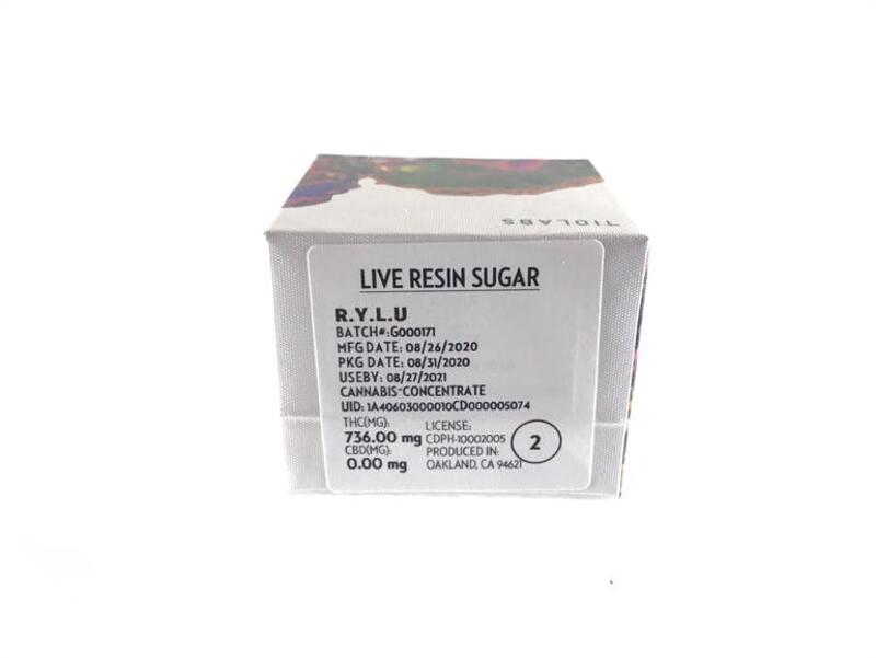 710 Labs - R.Y.L.U - Live Resin Sugar 1g