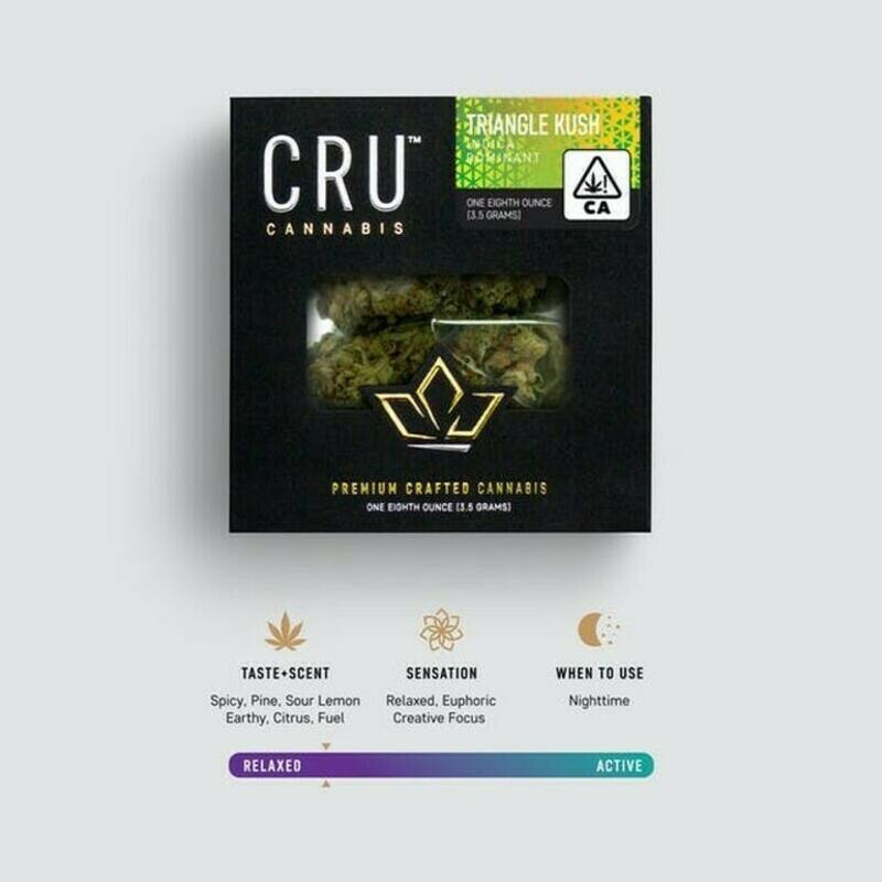 CRU | Cru - Flower - Triangle Kush - 3.5g
