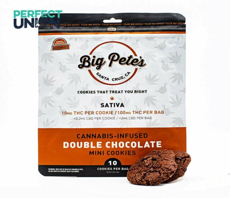 BIG PETE'S TREATS - DOUBLE CHOCOLATE SATIVA 10PK 100 MILLIGRAMS