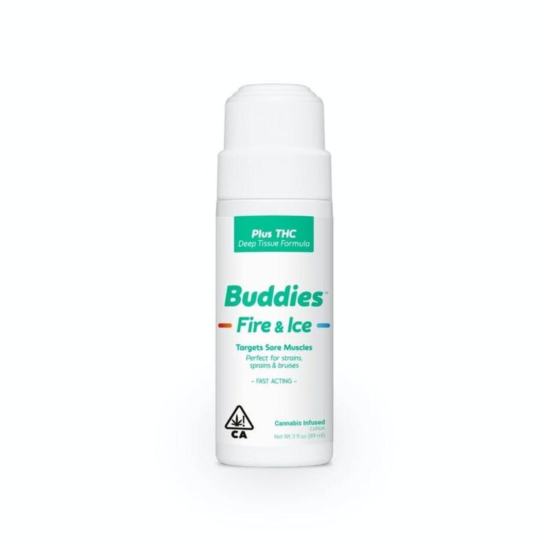 Buddies Fire & Ice 1:1 Ratio Topical Roll-On