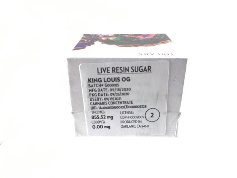 710 Labs - (LS-2) King Louis OG - Live Sugar 1g
