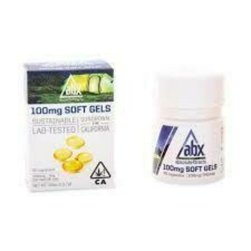 ABX Soft Gels 100mg THC (20 capsules)