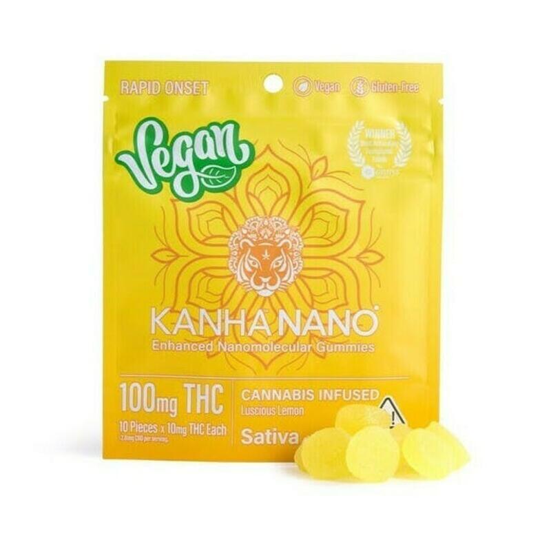 Kanha | Kanha - 100mg Nano Vgn Gummies - Luscious Lemon