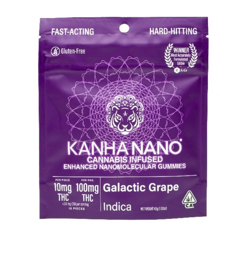 Kanha | Kanha - 100mg Nano Gummies - Galactic Grape