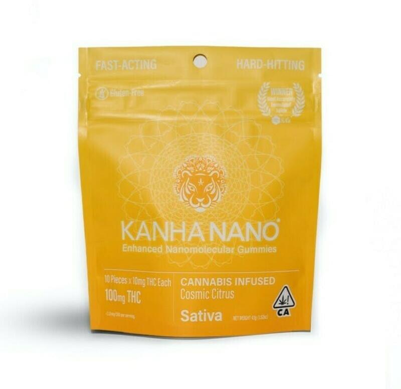 Kanha | Kanha - 100mg Nano Gummies - Cosmic Citrus