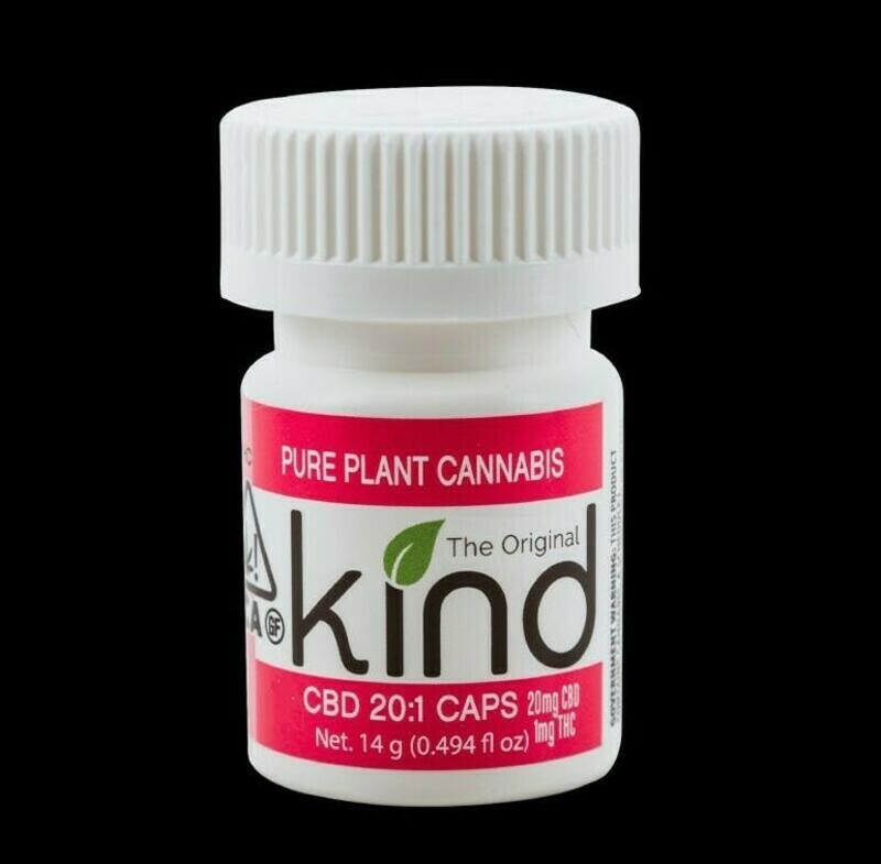 Kind Medicine 20-1 CBD Capsules 10 pack