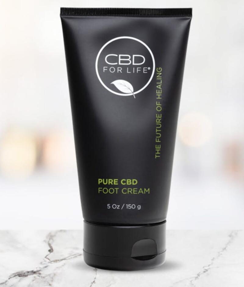 CBD for Life - Pure CBD Foot Cream