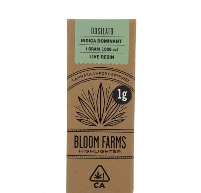 Bloom Farms: Live Resin (1G) - Dosilato