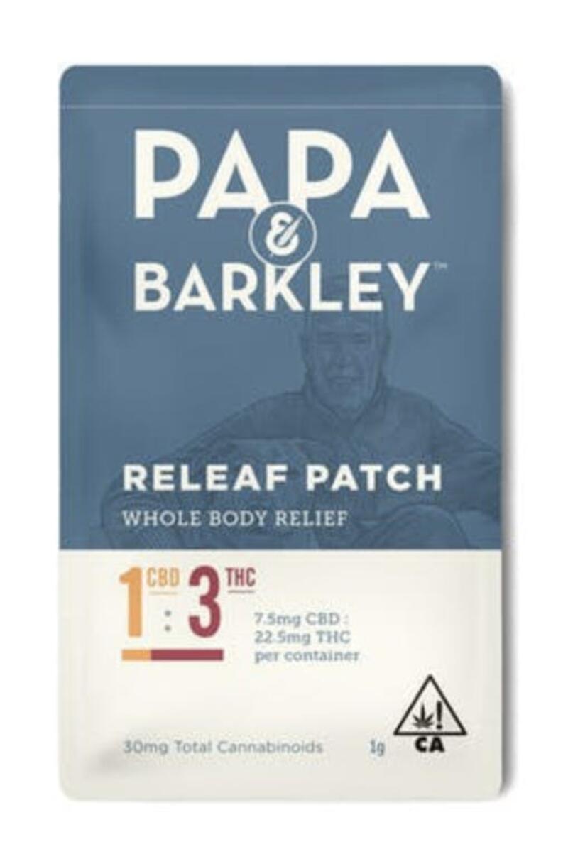 Papa & Barkley: Releaf™ Patch 1:3 CBD:THC
