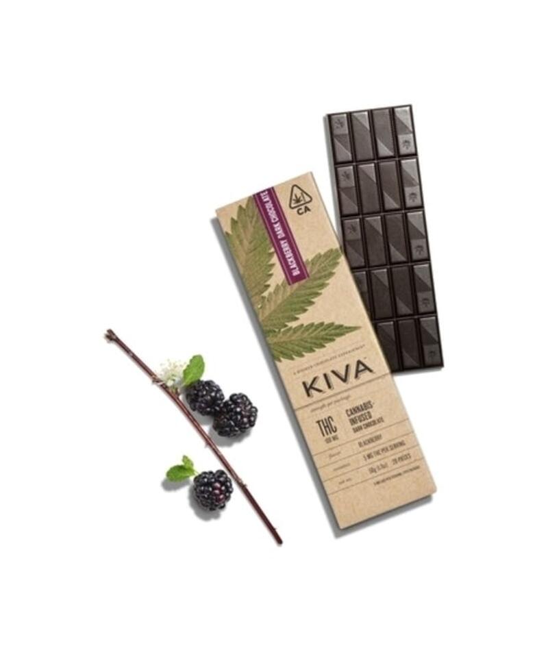 Kiva Confections: Blackberry Dark Chocolate Bar