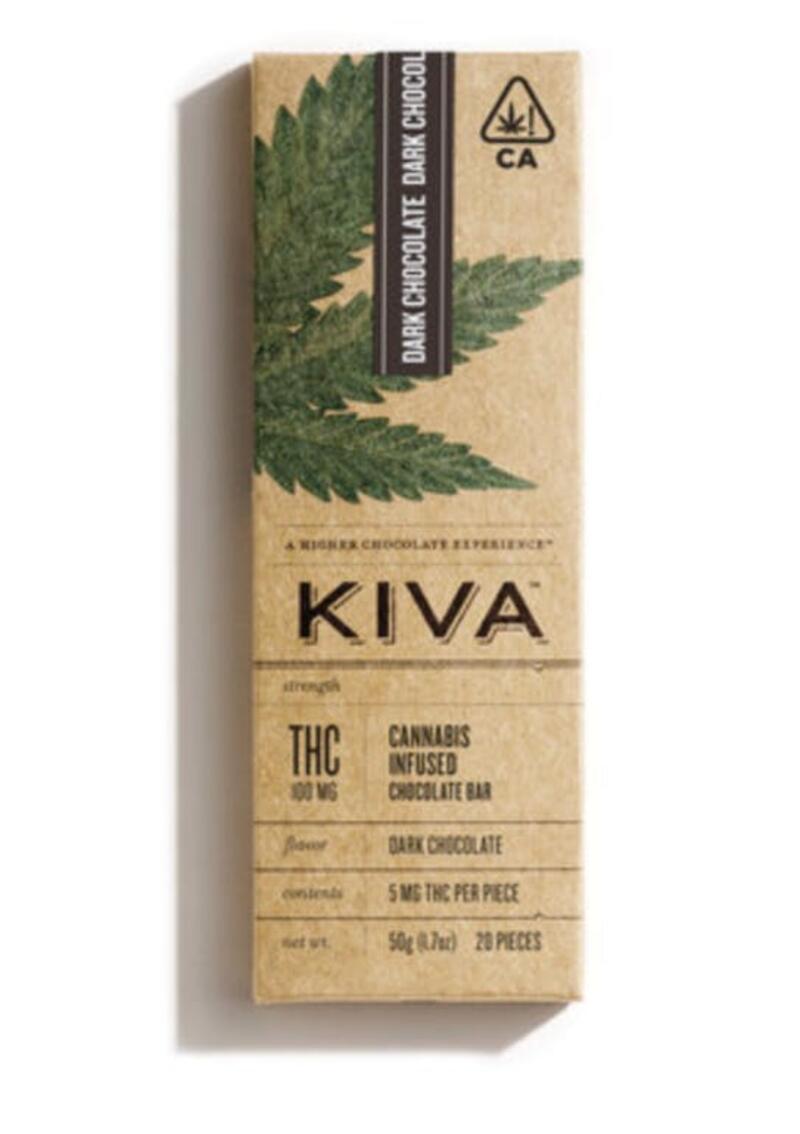 Kiva Confections: Dark Chocolate Bar