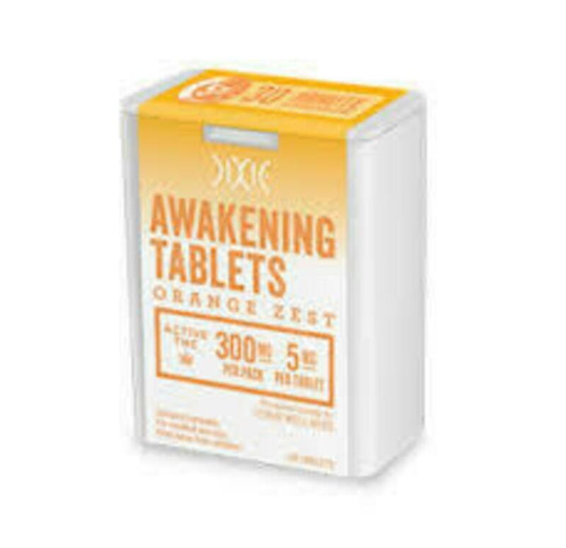 Dixie | Orange Awakening Tablets | 300mg THC