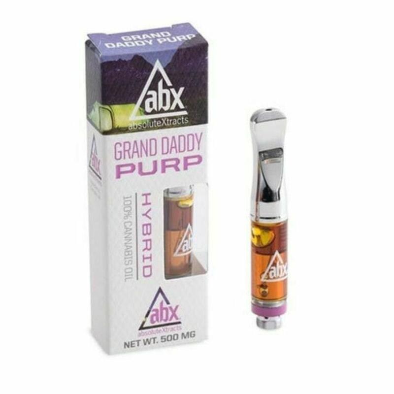 Absolute Xtracts: Grand Daddy Purp - Vape Cartridge 500mg