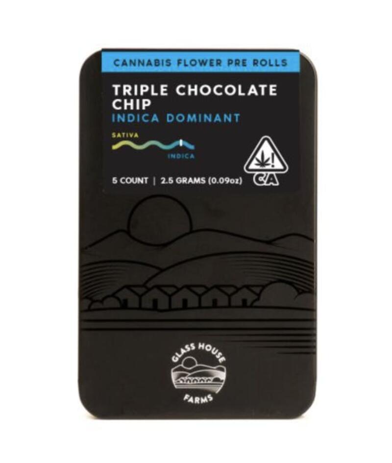 Glass House Farms: 2.5g Pre-Roll Pack - Triple Chocolate Chip