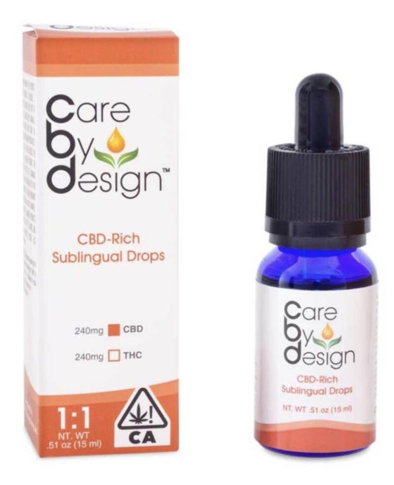 Care By Design: 1:1 Sublingual Drops (15ml)