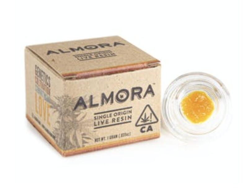 Almora Farms - Amora: Live Resin Sugar (1G) - Blueberry Kush