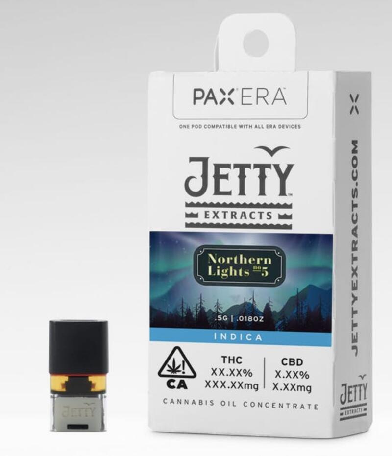 Jetty Extracts - Jetty: PAX Pod - Northern Lights #5 (.5g)