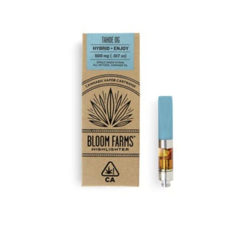 Bloom Farms: Tahoe OG - 500mg Highlighter Cartridge