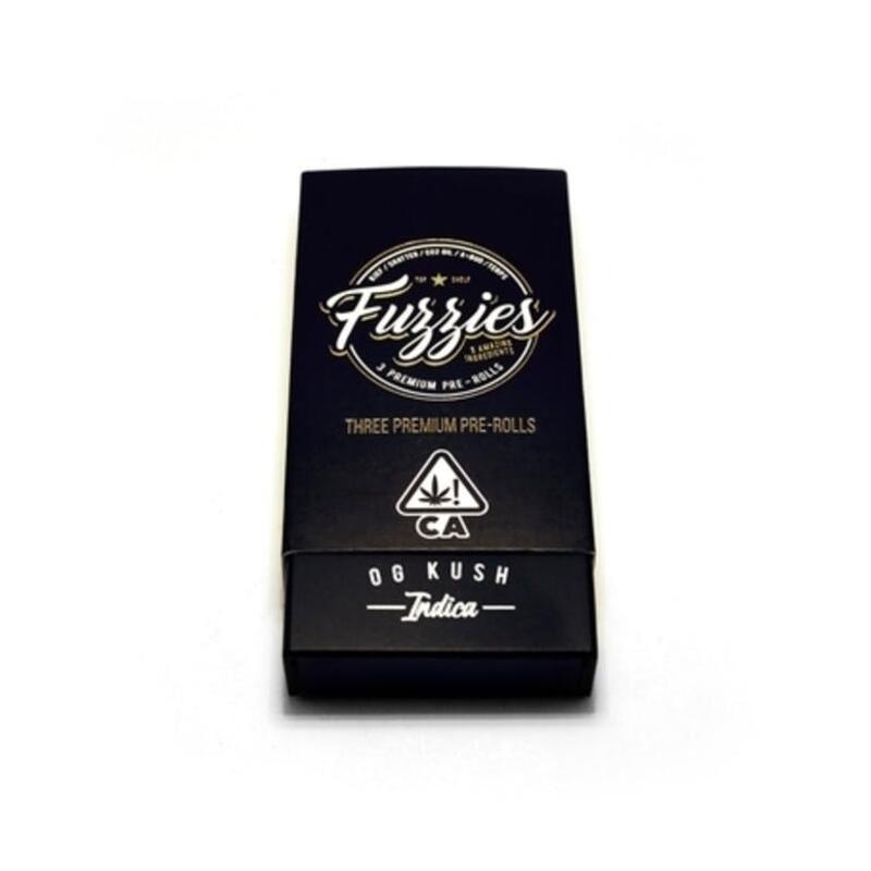 Fuzzies - Mini - Og Kush - Indica - 3pk 2.4g INFUSED!, SALE NOW ONLY $28!