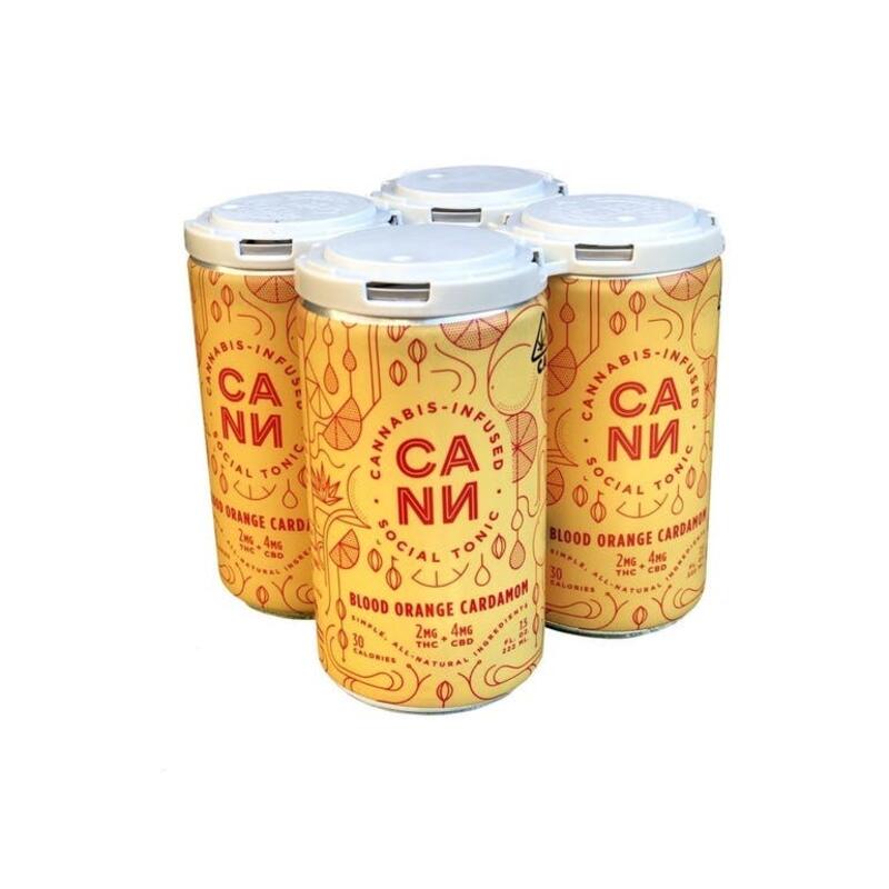 CANN - Hi-Boys Blood Orange Cardamom 4pk | Tonic Drink - 12oz