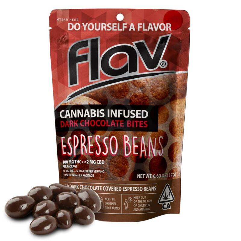 Flav - Espresso Beans - Dark Chocolate - 100mg