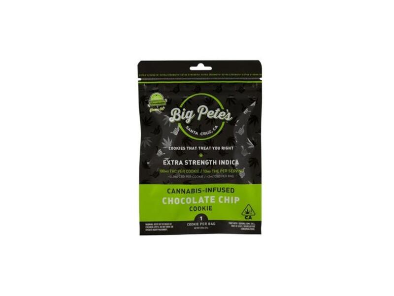 Big Petes Extra Strength Cookie Chocolate Chip INDICA 100mg