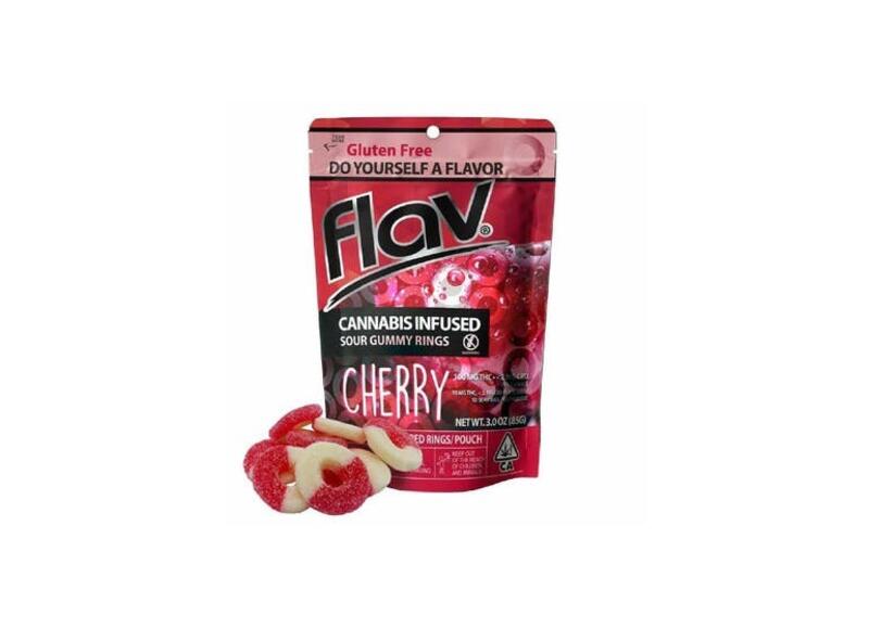 Flav Gummies Cherry Rings 100mg