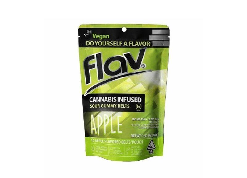 Flav Gummies Apple Belts 100mg