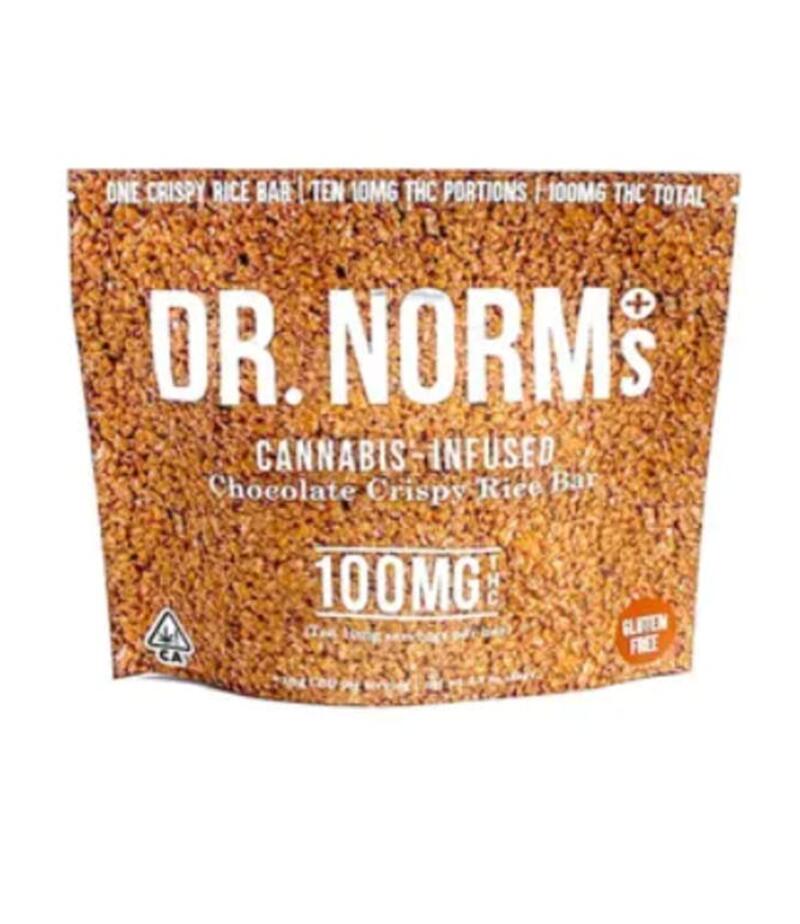 Dr. Norm's - Chocolate Rice Crispy Bar 100 MILLIGRAMS